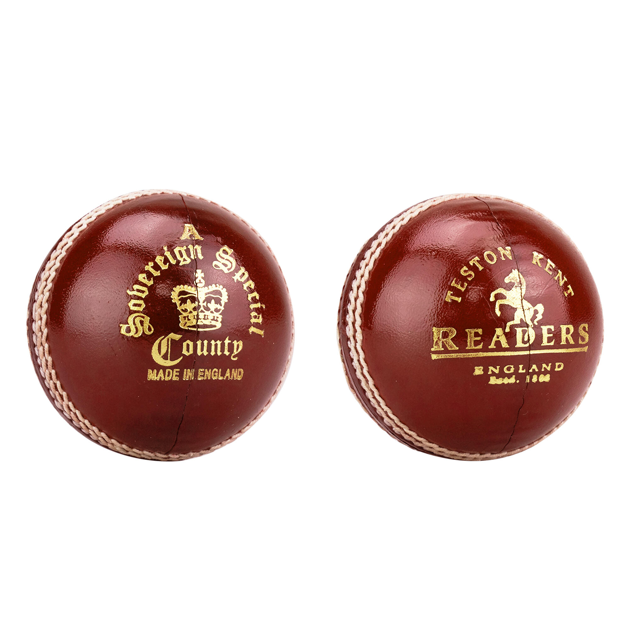 Sovereign Special County A Leather Cricket Ball (Red) 2/3