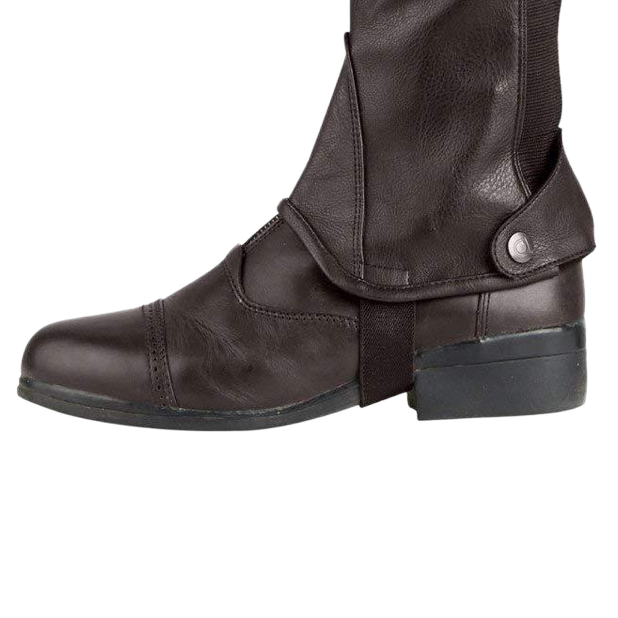 Unisex Stretch Fit Half Chaps (Black) 3/4