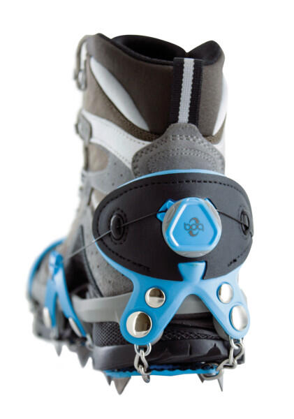 Yaktrax Leichte Wintersteigeisen mit Stahlspitzen mit verstellbarem Verschluss L 3/5