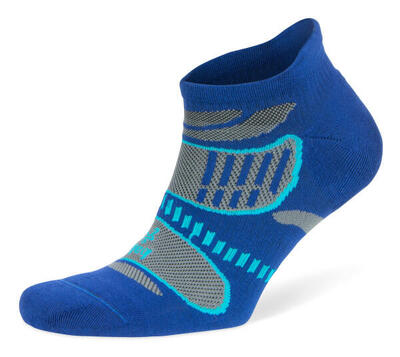 Premium balega ultralight no show sportsok - cobalt / light grey