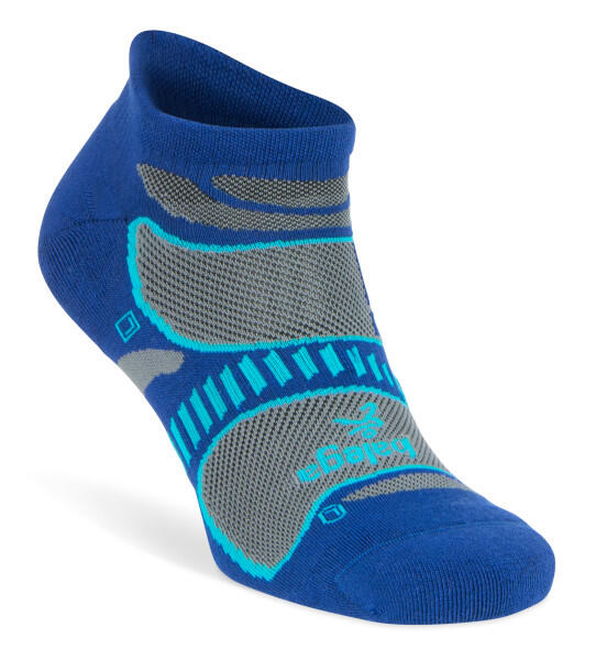 Balega Ultralight No Show Chaussettes De Sport - Cobalt / Gris Clair 4/5