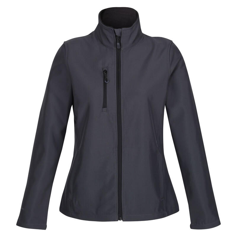 Chaqueta Honestly Made de Softshell para Mujer Gris Seal