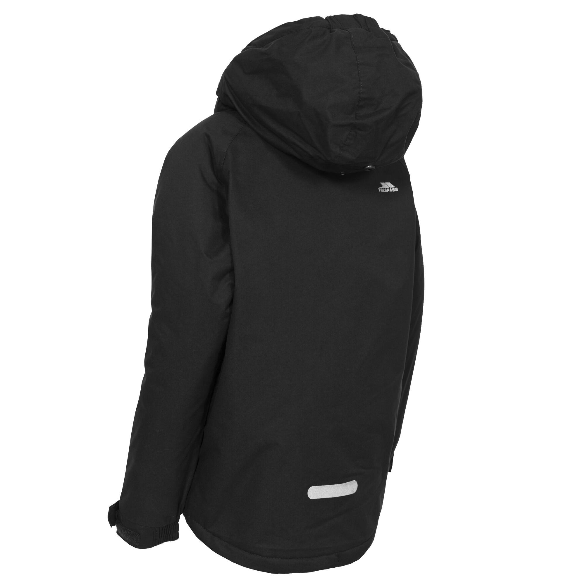 Cornell II Jacke wasserfest Kinder Schwarz 2/4