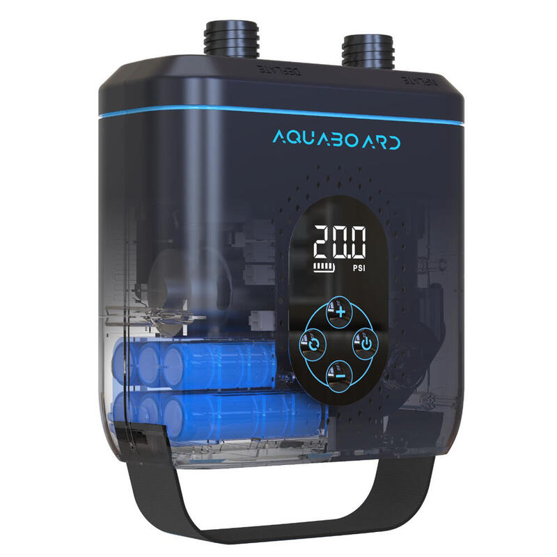 Aquaboard D11 Pro plus elektrische pomp met accu, powerbank en draagtas.