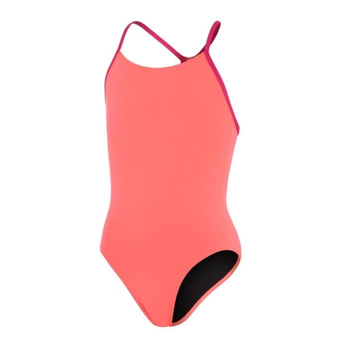 Kostium kąpielowy dziewczęcy Speedo Lane Line różowy 3/7