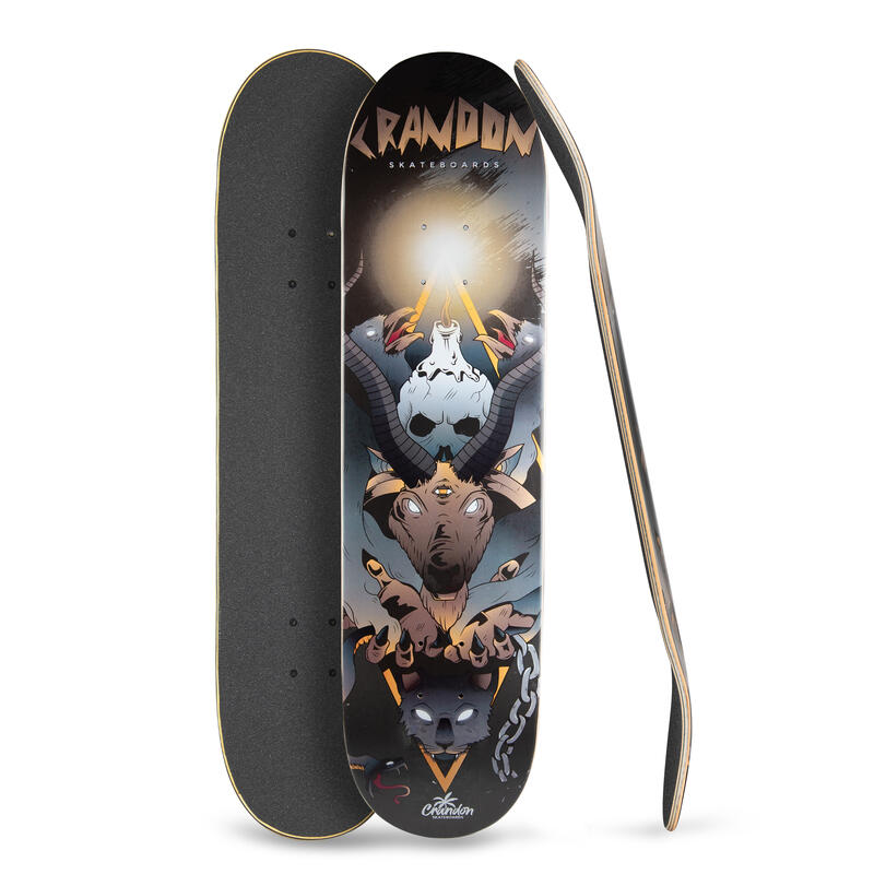 Unisex skateboard deck Crandon van Bestial Wolf raven tales chain