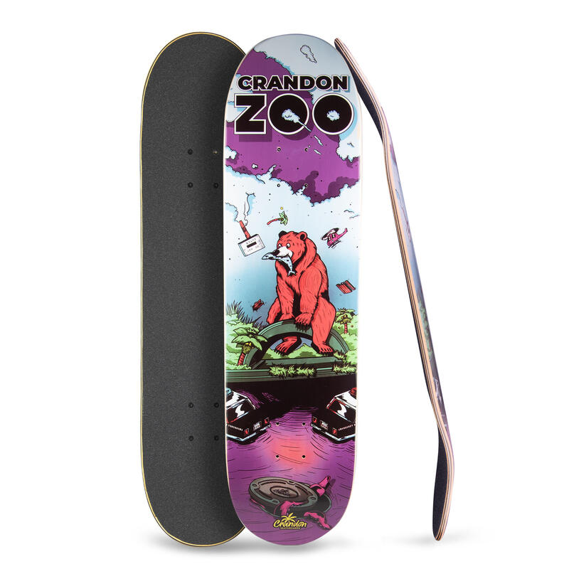 Unisex skateboard deck Crandon van Bestial Wolf zoo bear