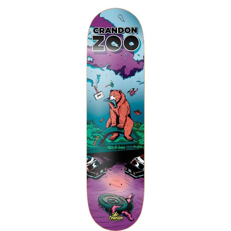 Unisex skateboard deck Crandon van Bestial Wolf zoo bear