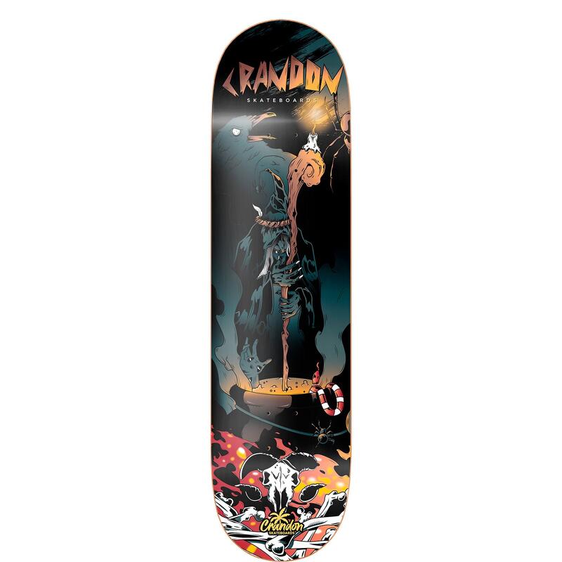 Unisex skateboard deck Crandon van Bestial Wolf raven tales witch