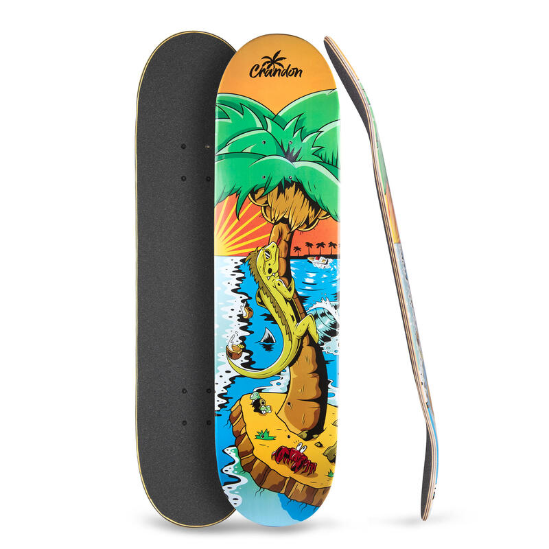 Unisex skateboard deck Crandon door Bestial Wolf Northzone Palm