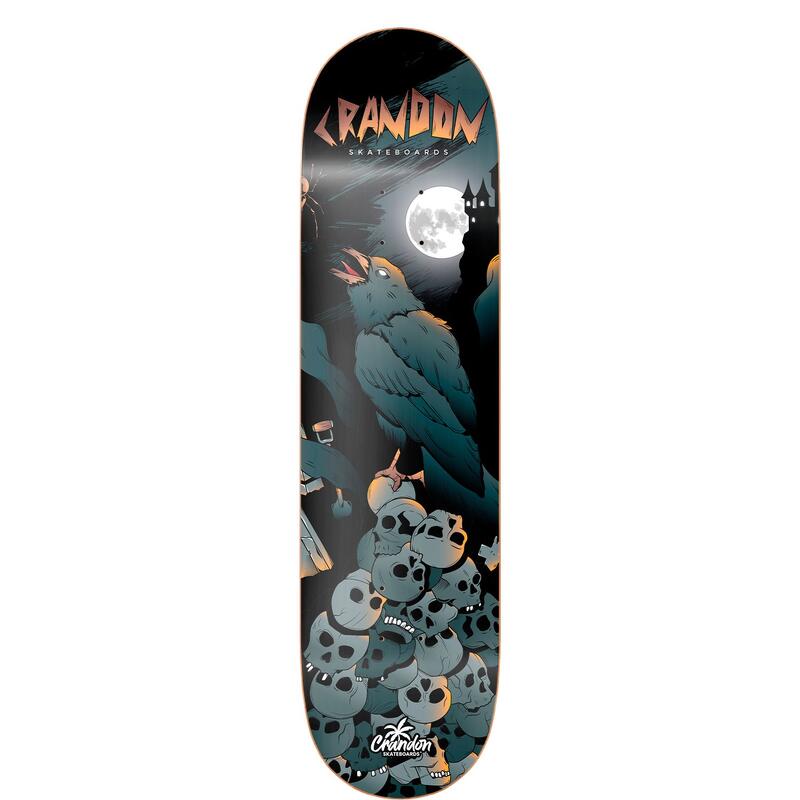 Unisex skateboard deck Crandon van Bestial Wolf Raven Tales Raven