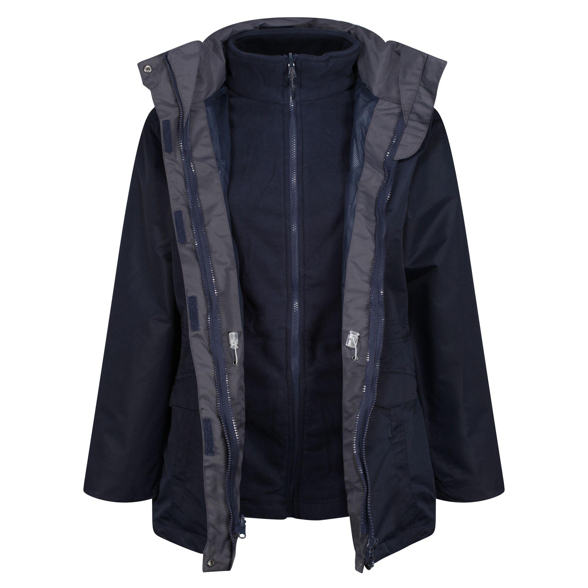 Womens/Ladies Benson III 3 In 1 Jacket (Navy) 1/4