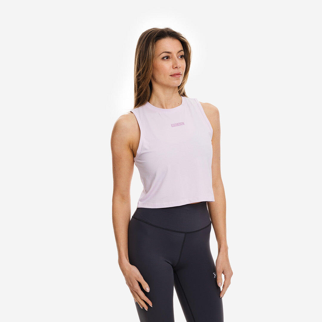 Camiseta deporte para mujer Crop Top fluido de Picsil PICSIL SPORT 3/4