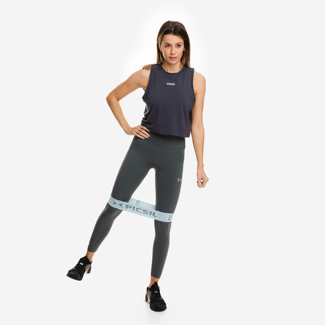 Camiseta deporte para mujer Crop Top fluido de Picsil PICSIL SPORT 2/4