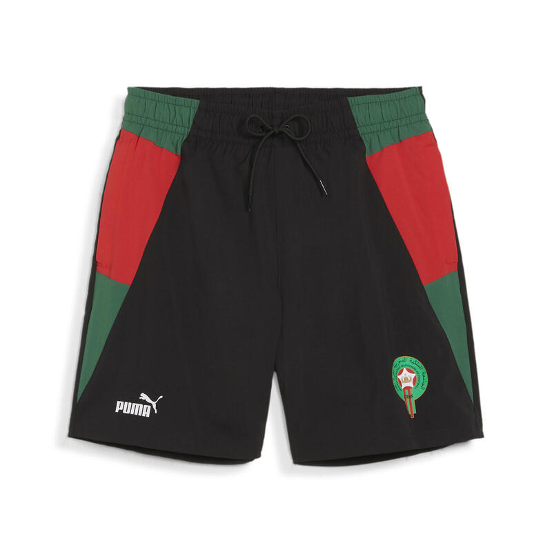 Shorts da calcio FRMF in tessuto da uomo PUMA Black Vine For All Time Red Green