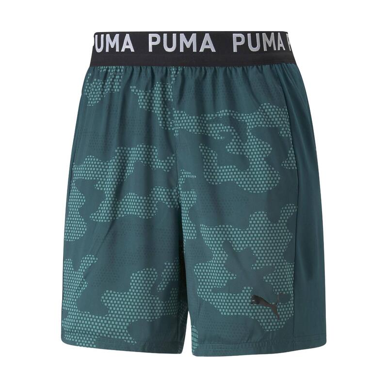 Shorts de entrenamiento PUMA Train Off Season AOP Woven de 7" para hombre