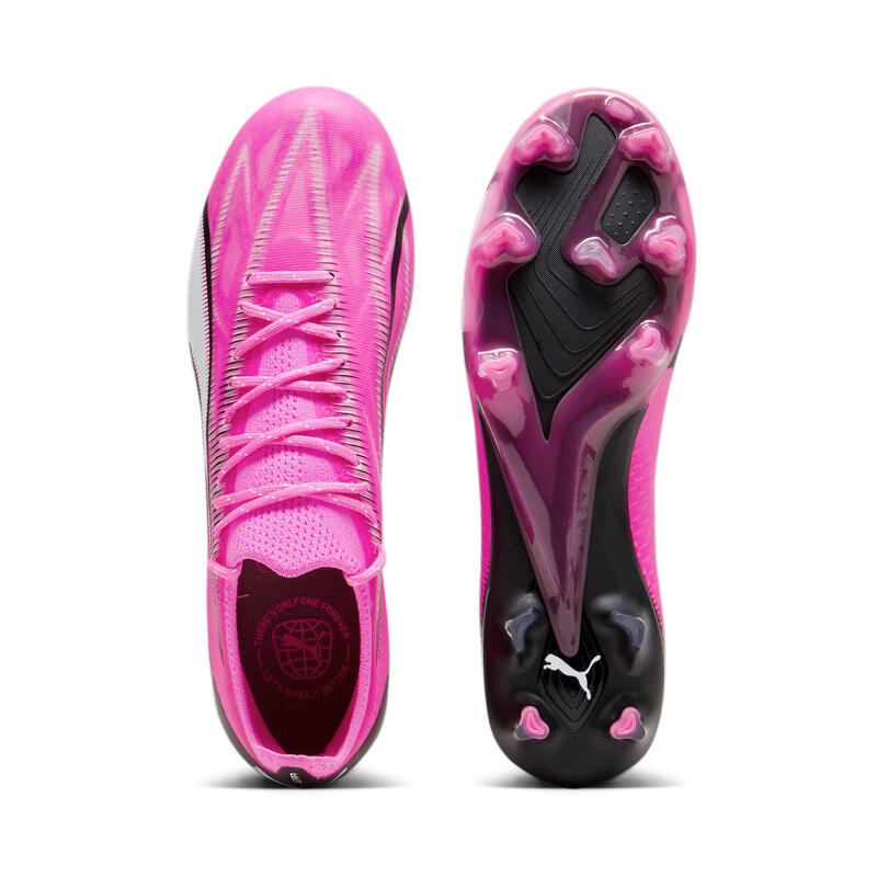 Chaussures de football ULTRA ULTIMATE FG/AG Femme PUMA Poison Pink White Black