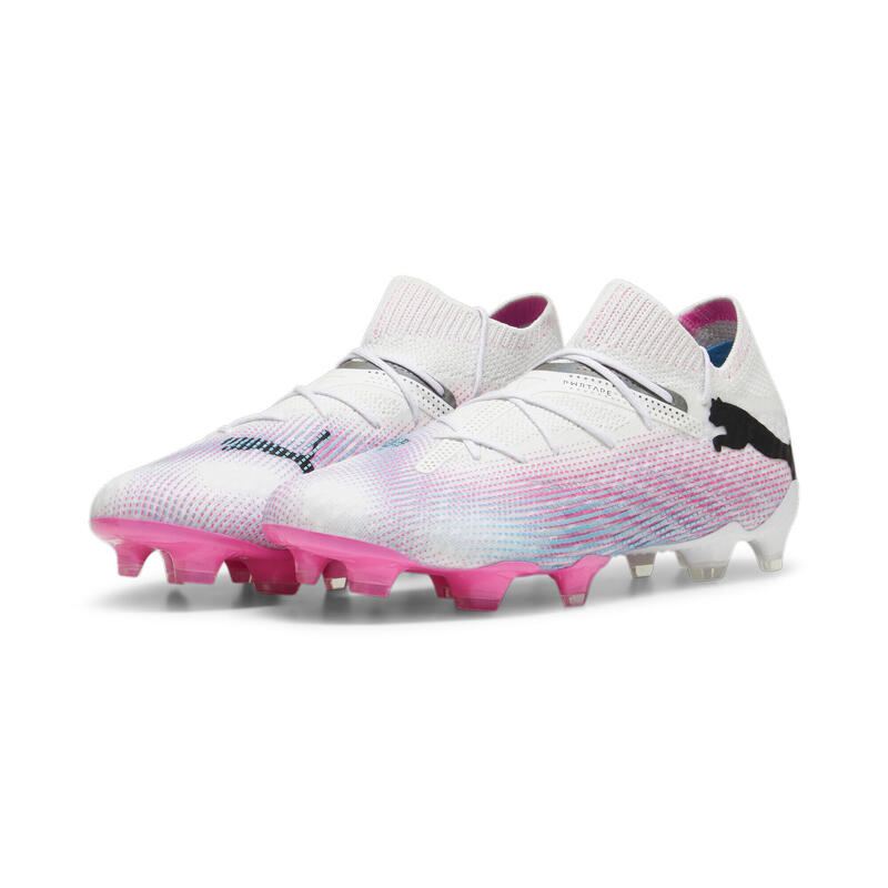 FUTURE 7 ULTIMATE FG/AG Fußballschuhe Damen PUMA White Black Poison Pink