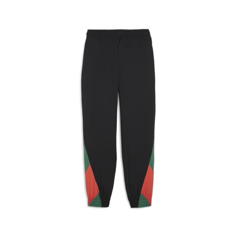 Pantalon de football tissé Maroc PUMA Black Vine For All Time Red Green