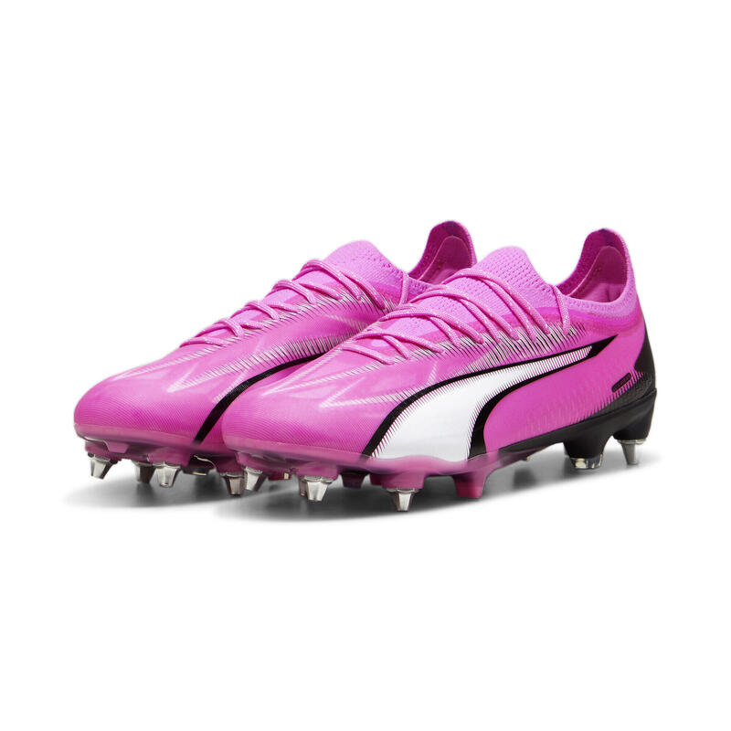 Botas de fútbol ULTRA Ultimate MxSG PUMA Poison Pink White Black