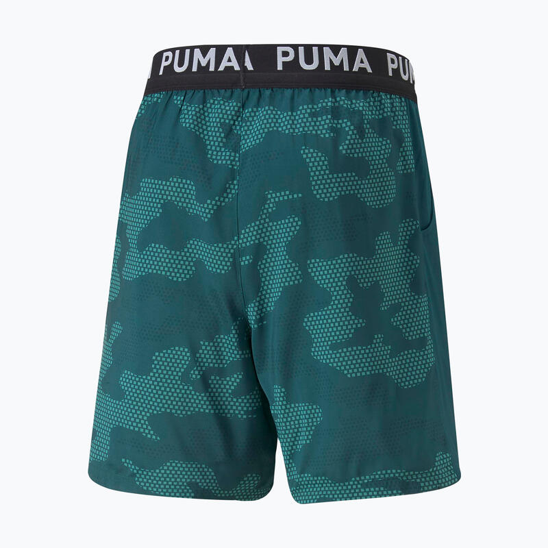 Spodenki fitness męskie PUMA Train Off Season AOP Woven 7"