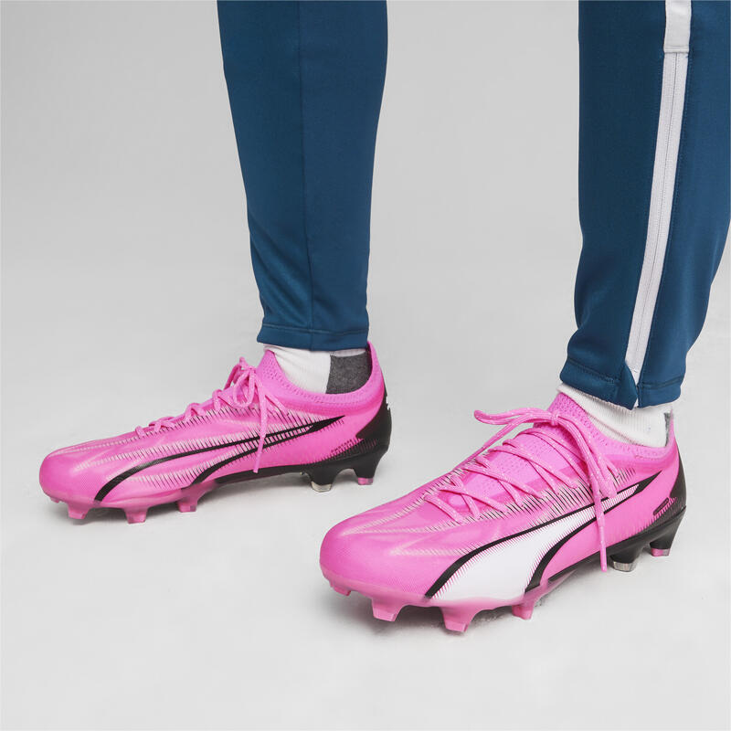 Chaussures de football ULTRA ULTIMATE FG/AG Femme PUMA Poison Pink White Black