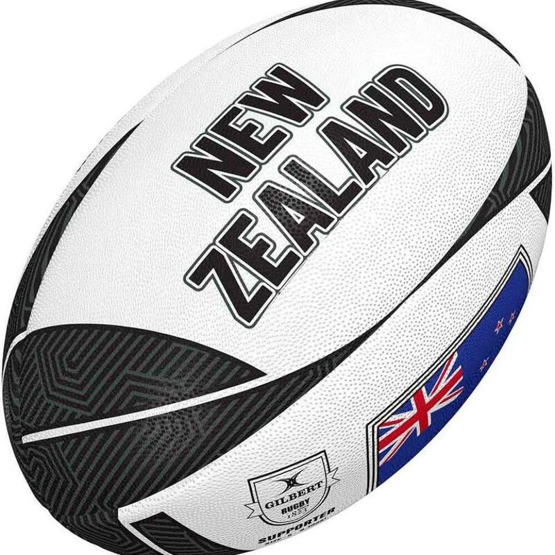 Ballon de Rugby Gilbert Supporter New Zealand