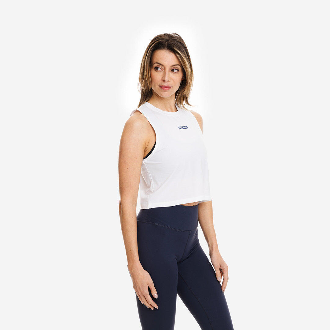 Camiseta deporte para mujer Crop Top fluido de Picsil PICSIL SPORT 4/4