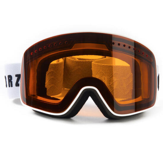 Vizorz Lunettes de ski avec écran orange - Avec étui rigide