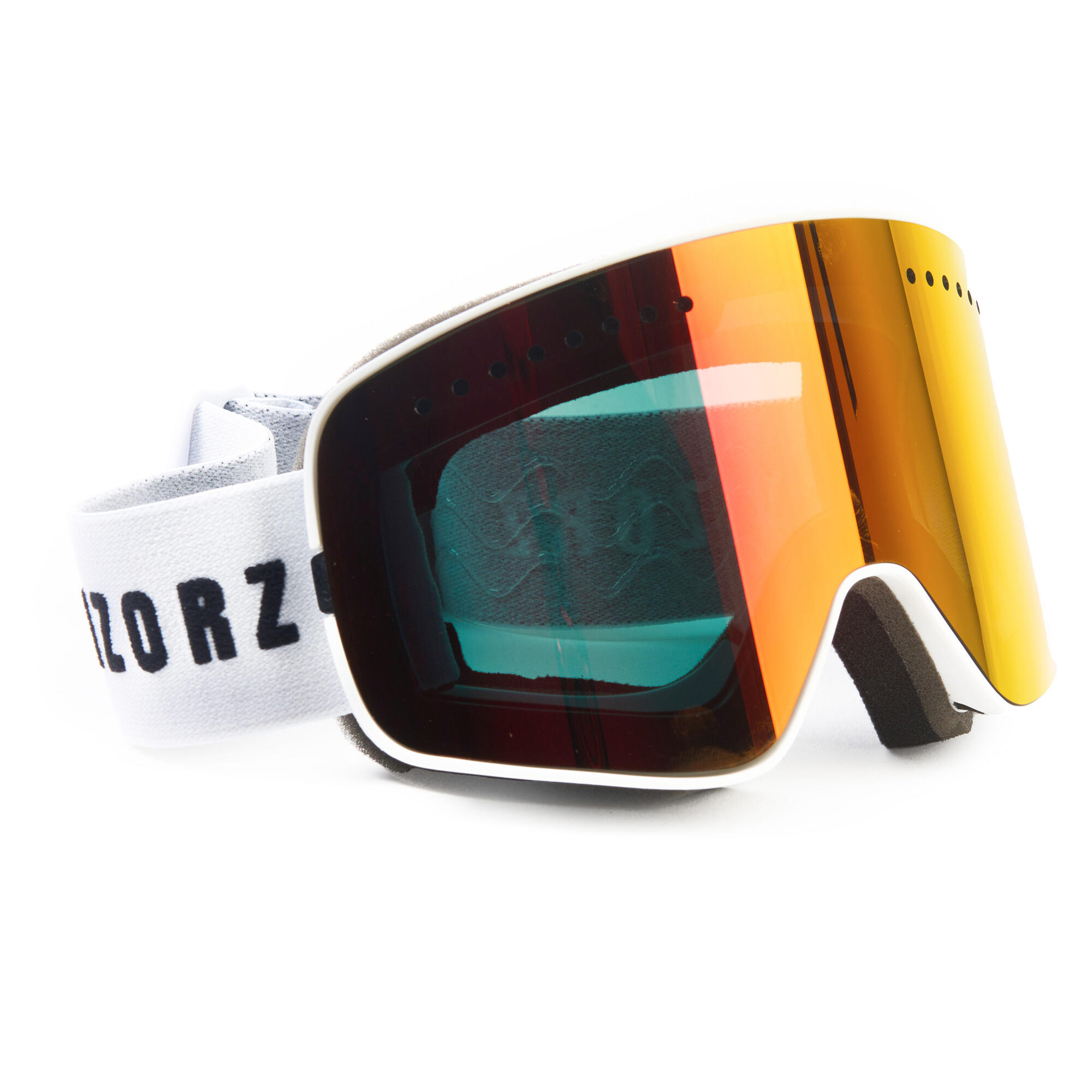 Vizorz Lunettes de ski avec écran gris/rouge - Avec étui rigide 2/6