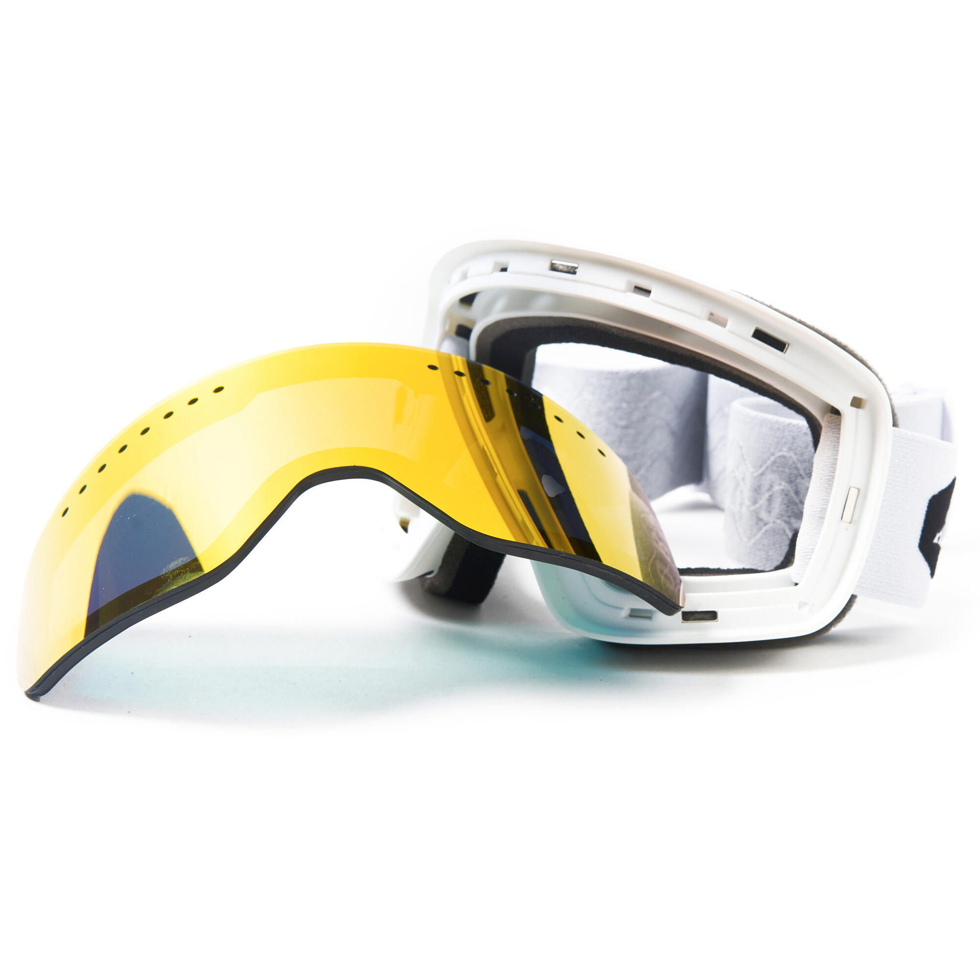 Vizorz Lunettes de ski avec écran orange - Avec étui rigide 4/6