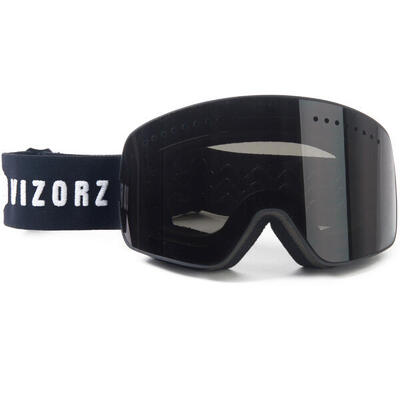 Vizorz skibril met zwart vizier - inclusief hardcase en opberghoes