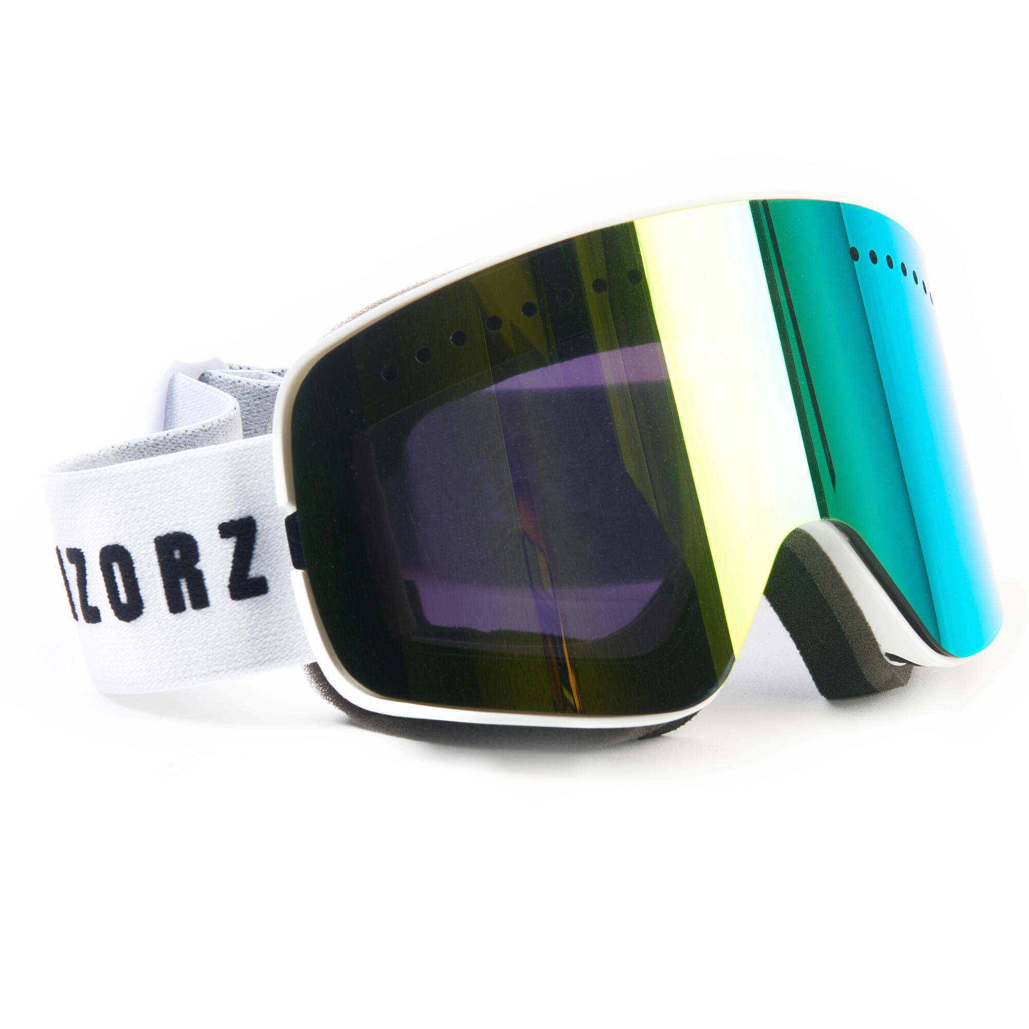 Vizorz Lunettes de ski avec écran gris/or - Avec étui rigide 2/6