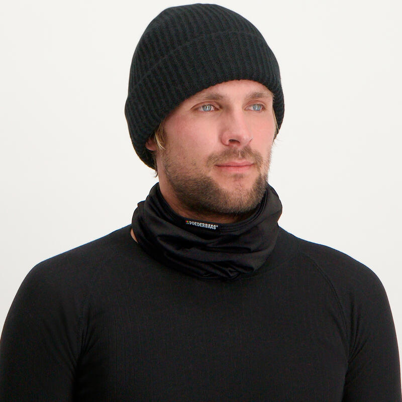 Poederbaas Sport nekwarmer - Zwart