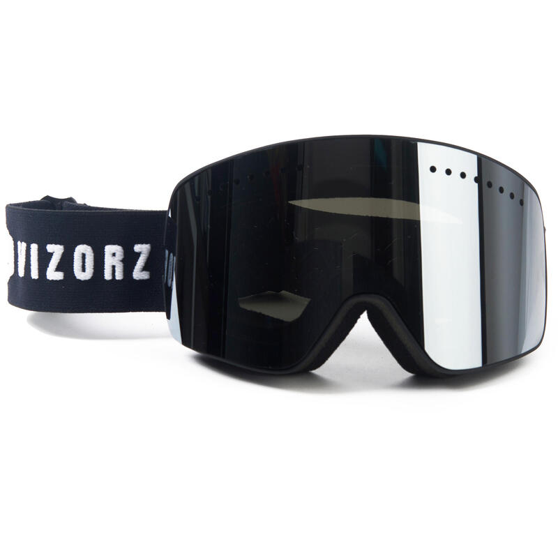 Vizorz Skibril met Zilver vizier - Inclusief hardcase en opberghoes