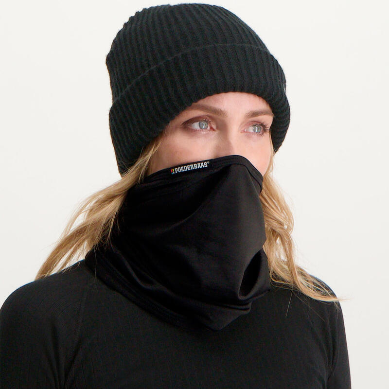 Poederbaas Sport nekwarmer - Zwart