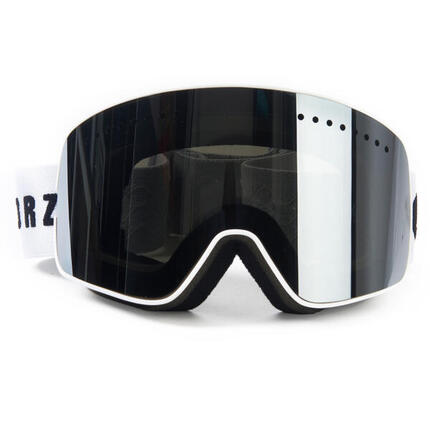 Vizorz Lunettes de ski avec écran argenté - Avec étui rigide