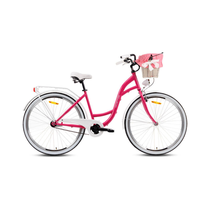Rower miejski damski GOETZE Style 28" kosz GOETZE Decathlon