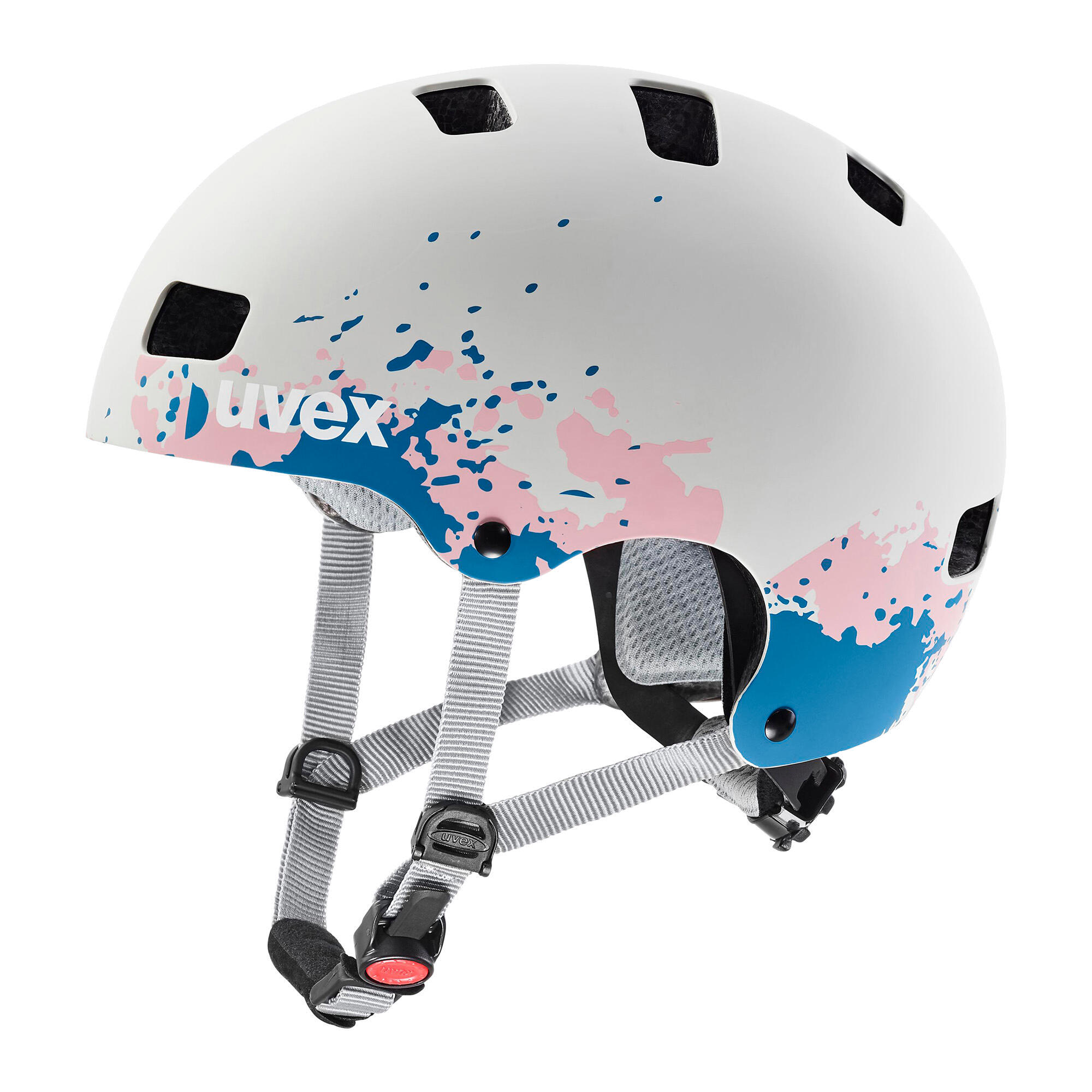 Uvex - Casque Vélo Enfant Uvex Kid 3 Cc - Casque - Gris - 51-55 Cm - Decathlon