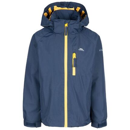 Childrens Boys Overwhelm Rain Jacket (Marine)