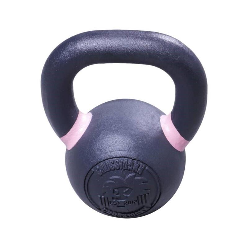 Crossmaxx Kettlebell - Fonte avec revêtement en poudre - 8 kg