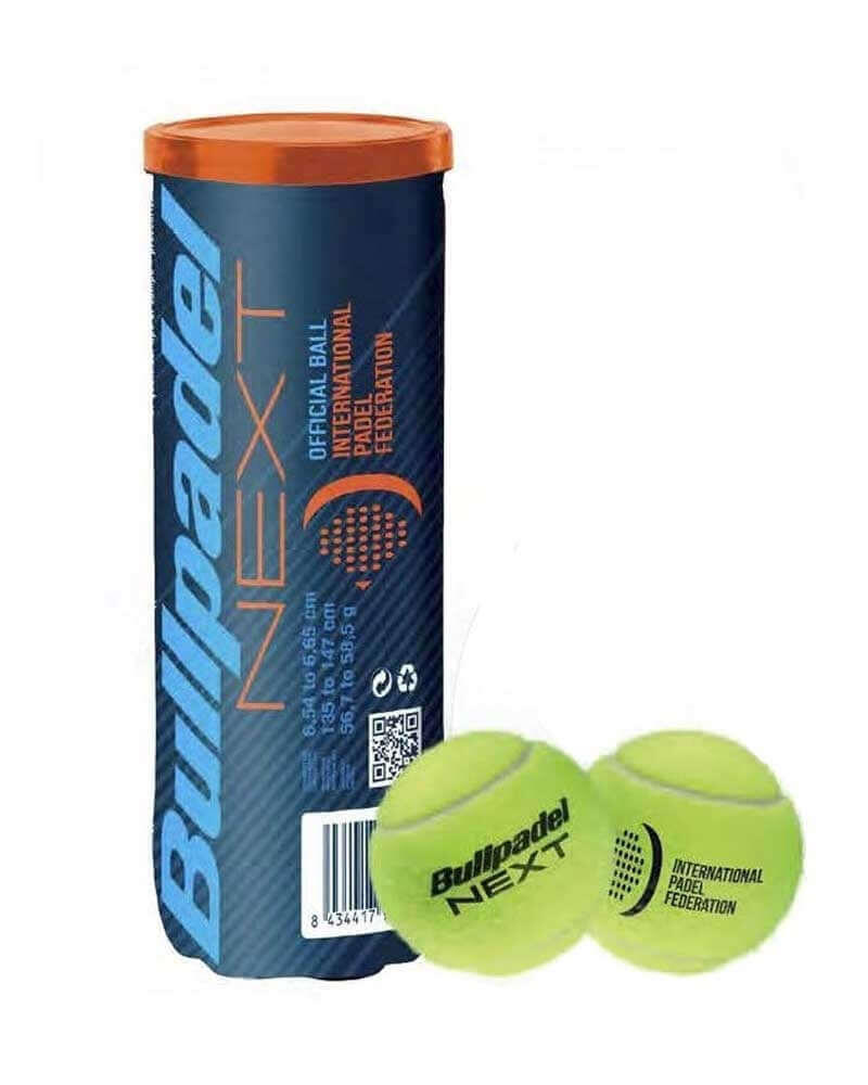 Conjunto de 3 bolas de padel bullpadel next pro
