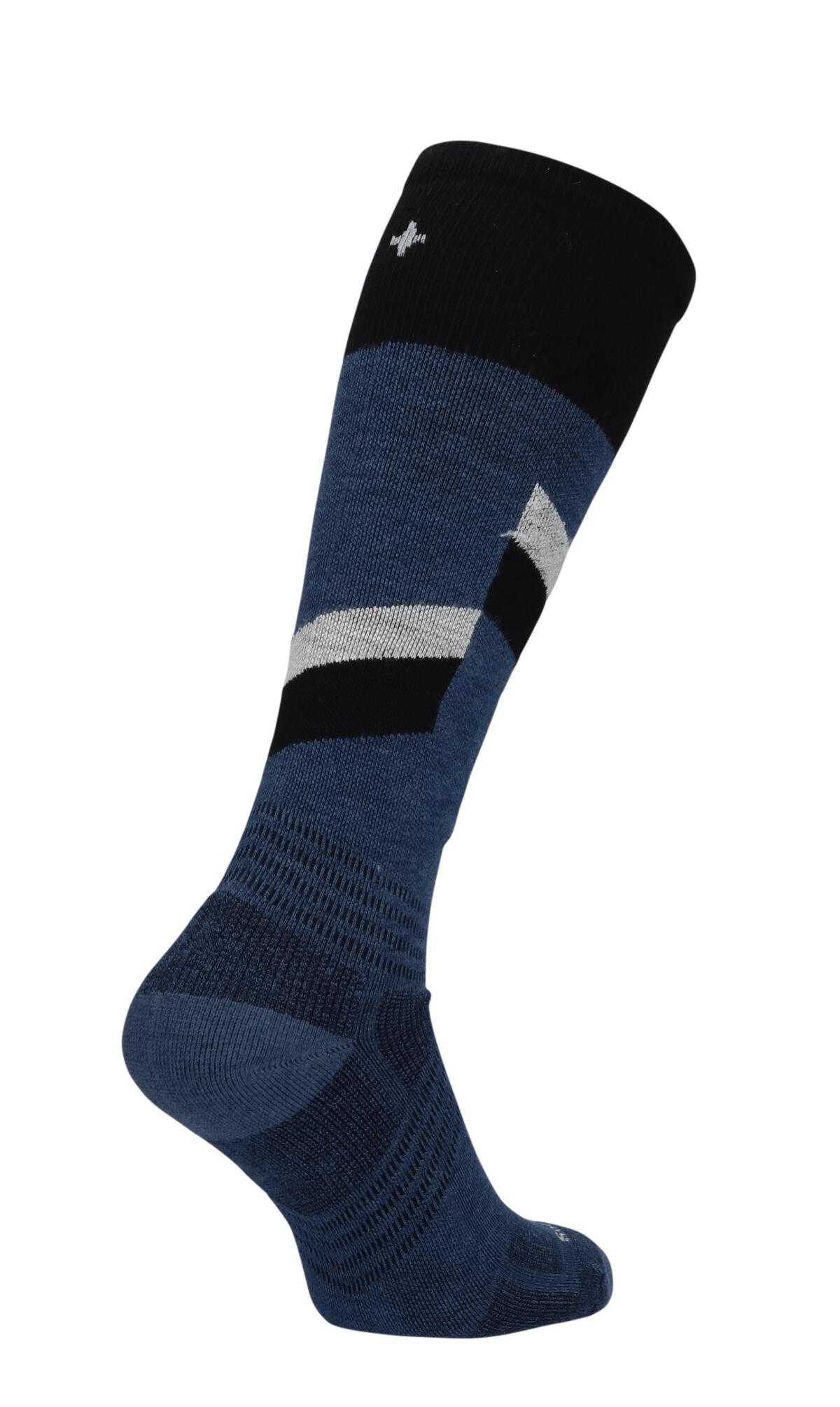 Sockwell Skisokken Steep Medium Heren Blauw 3/4