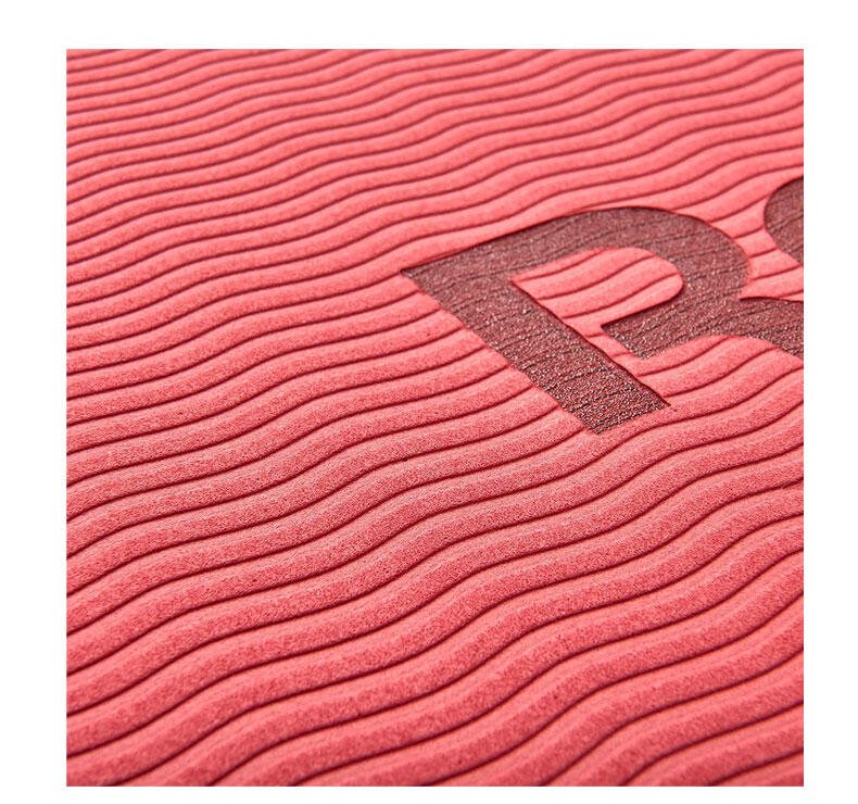Tapis de Yoga double face - 6mm - Rouge 6/7
