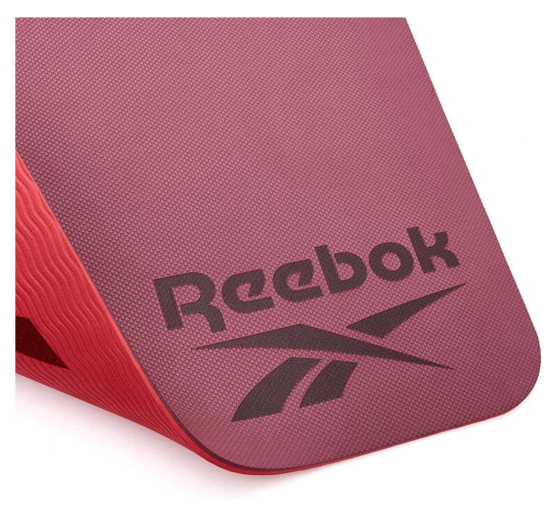 Tapis de Yoga double face - 6mm - Rouge 3/7