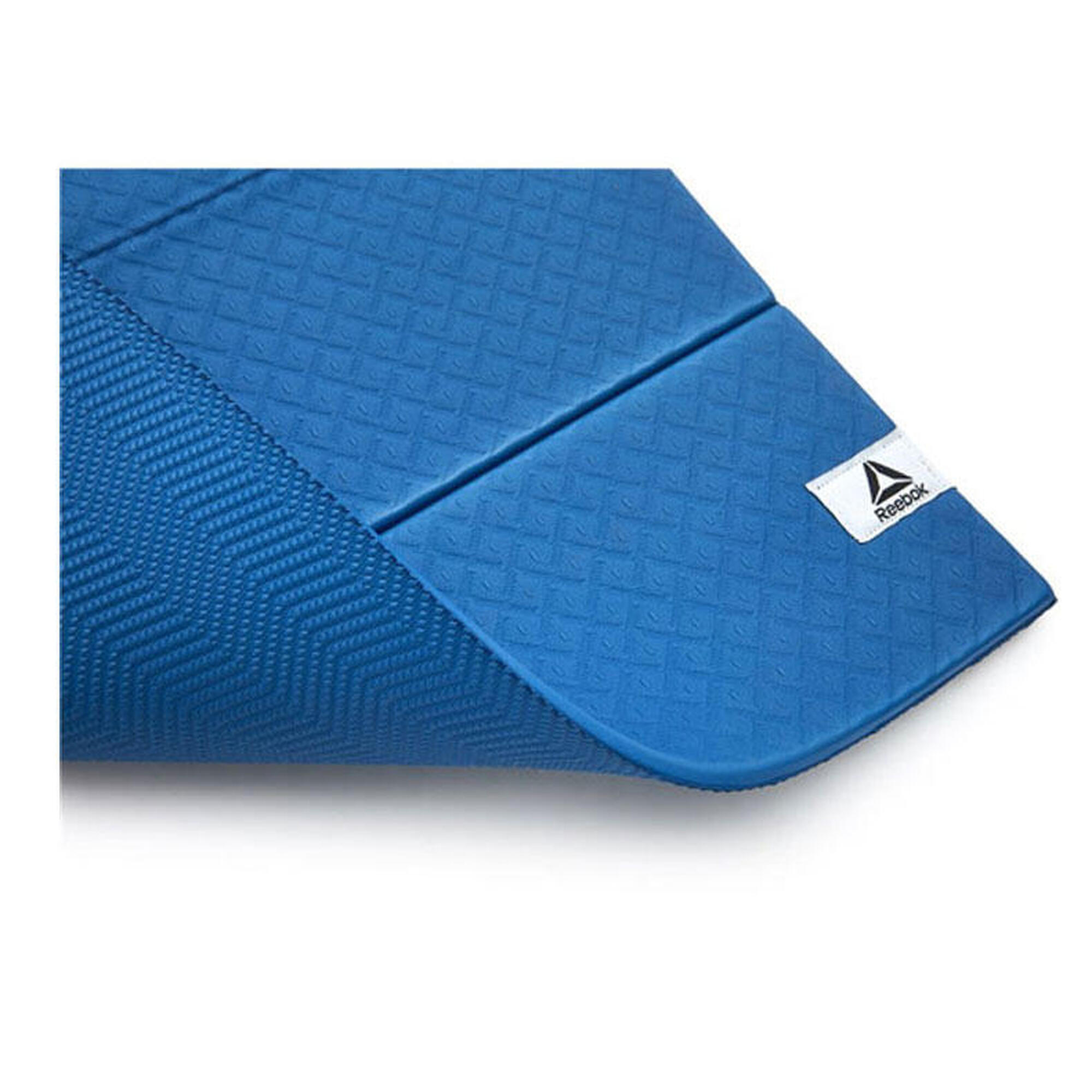 Reebok opvouwbare Yoga Mat - 6mm - Blauw