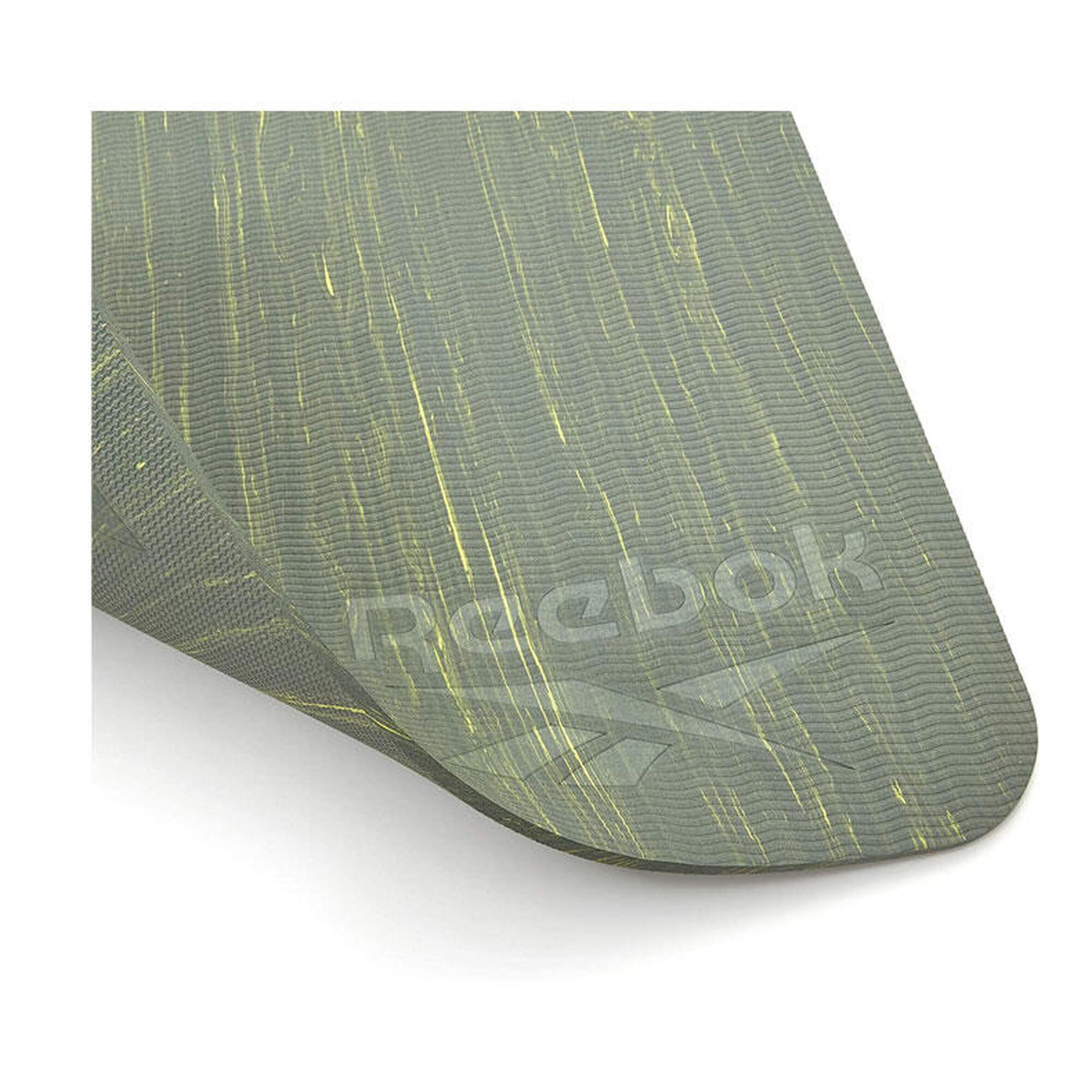 Esterilla de Yoga Reebok Camo - 5mm - Amarillo/Verde