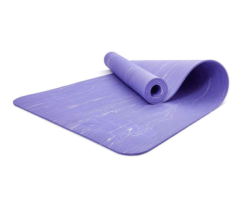 Mata do Jogi Reebok z TPE 5 mm fioletowa 4/7
