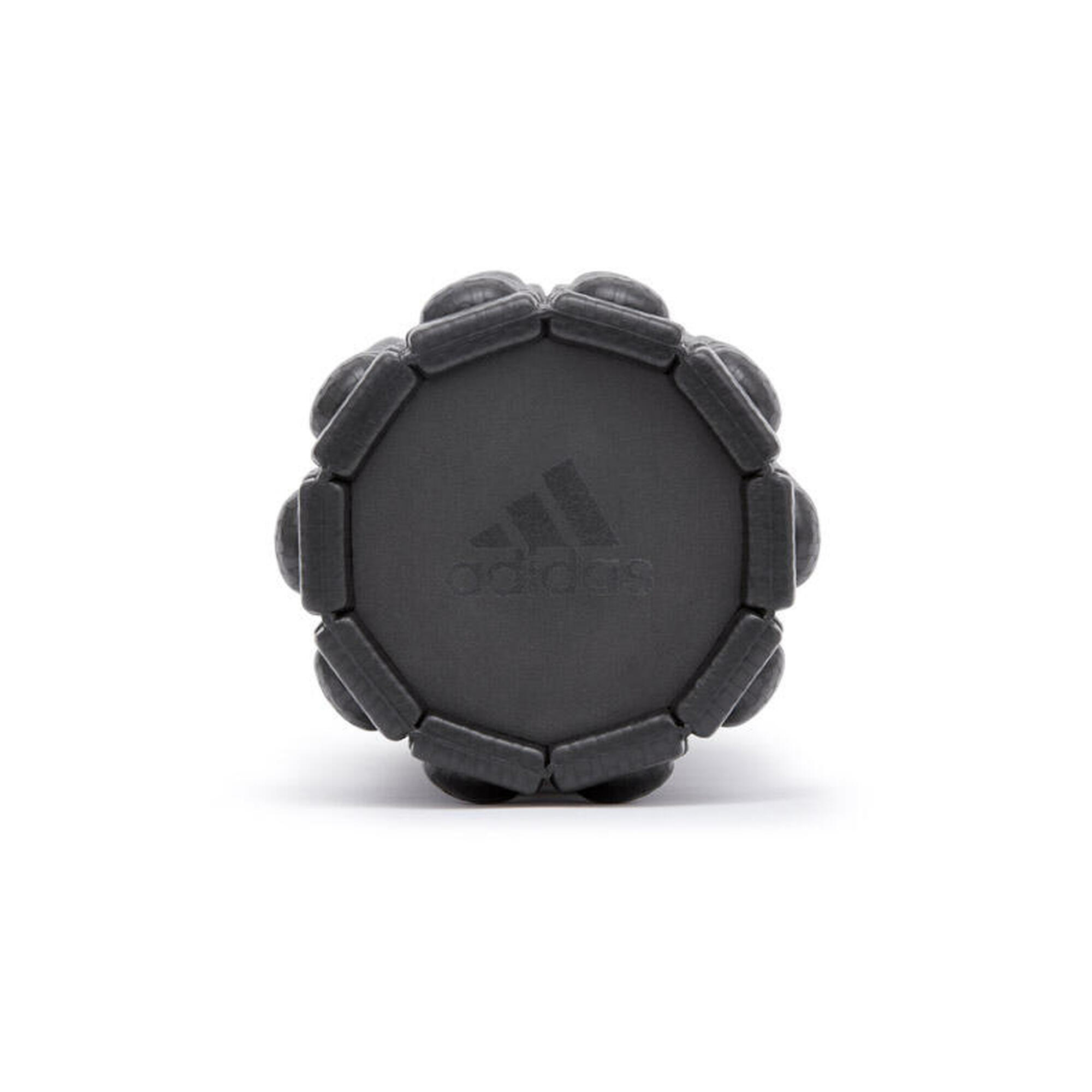 Adidas getextureerde foam roller zwart 33cm