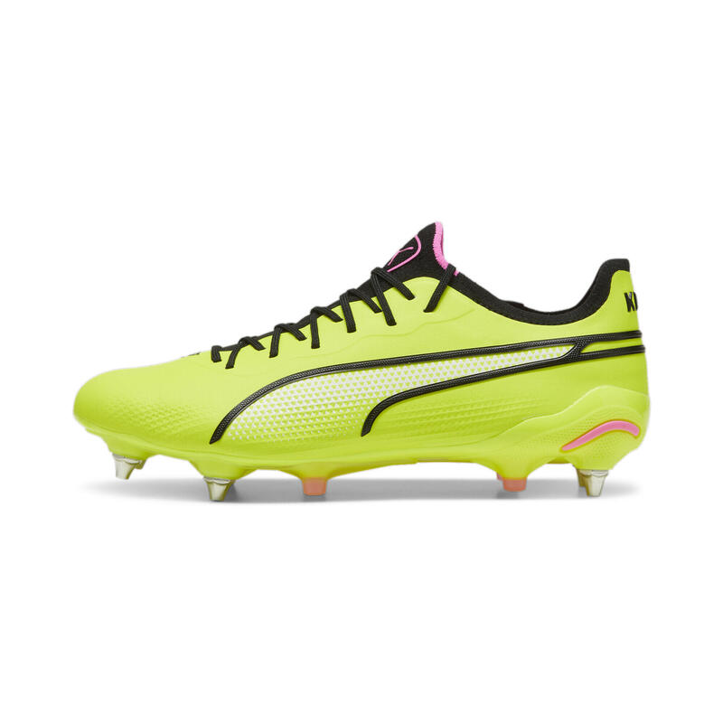 KING ULTIMATE MxSG voetbalschoenen PUMA Electric Lime Black Poison Pink Green